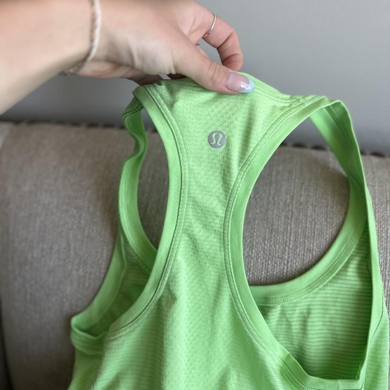 Lululemon Women's Green Vest Depop