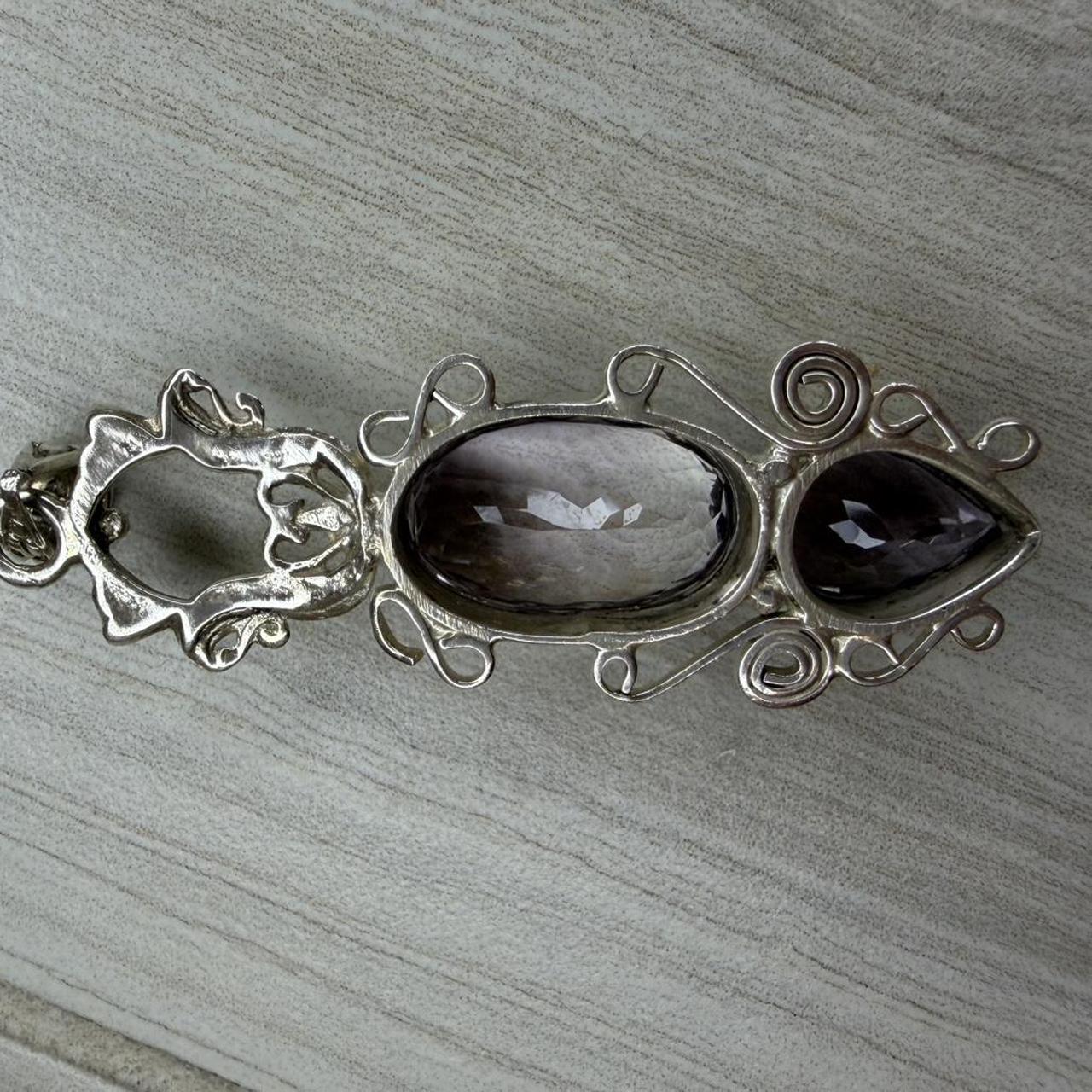 Women's Jewelry - Silver/Purple – Vintage Sterlin… - image 3