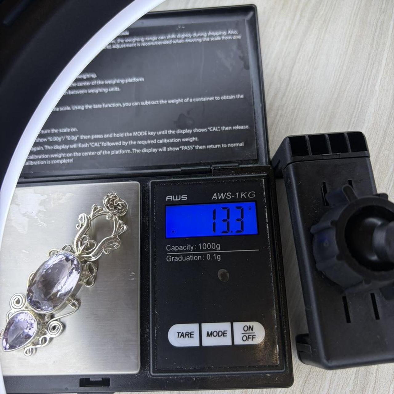 Women's Jewelry - Silver/Purple – Vintage Sterlin… - image 4