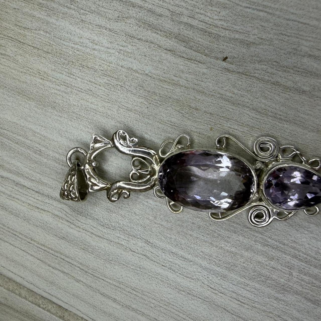 Women's Jewelry - Silver/Purple – Vintage Sterlin… - image 1