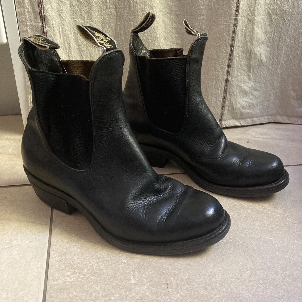 RM Williams Women's Black Boots Depop