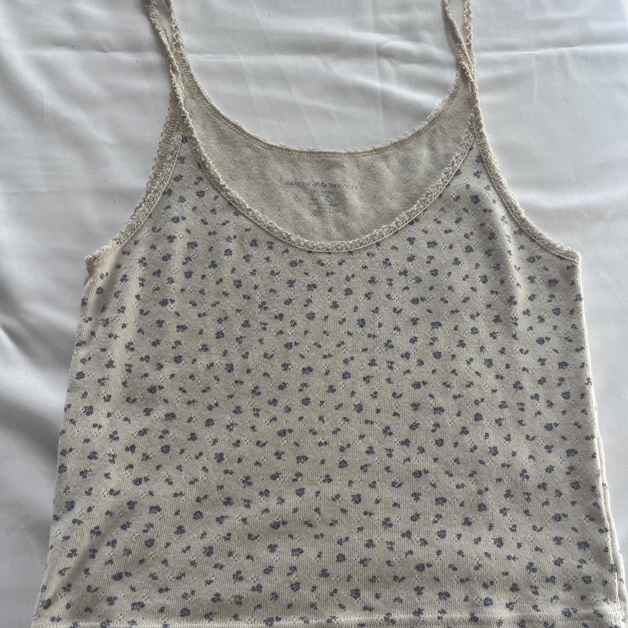 Brandy Floral Tank Top - Depop