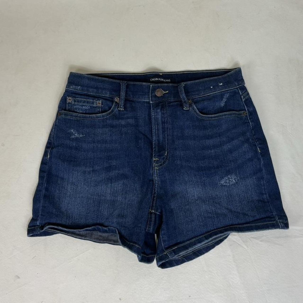 Calvin Klein Jean shorts -4in inseam #jeanshorts... - Depop