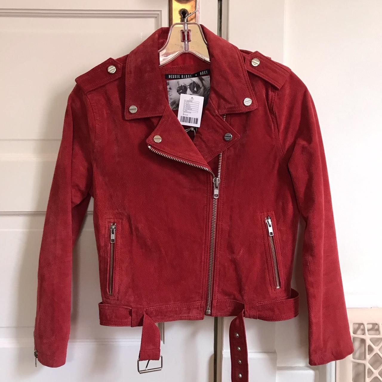 Obey Women's Red Jacket | Depop