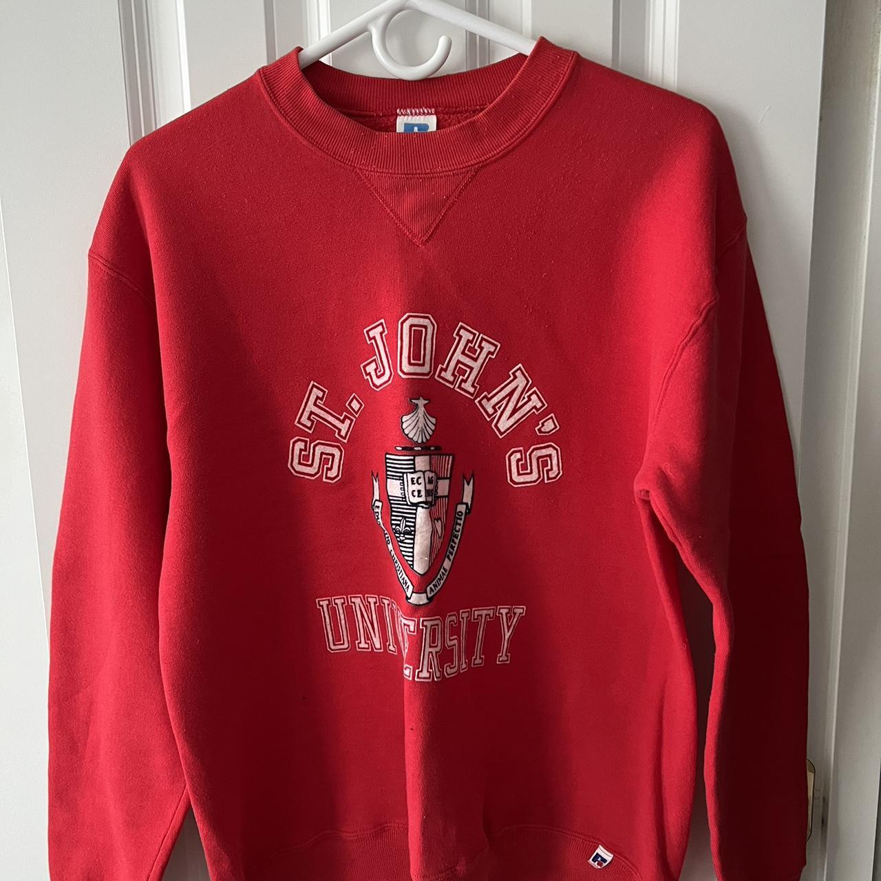 Vintage Russell Athletic St. John s hoodie Perfect Depop