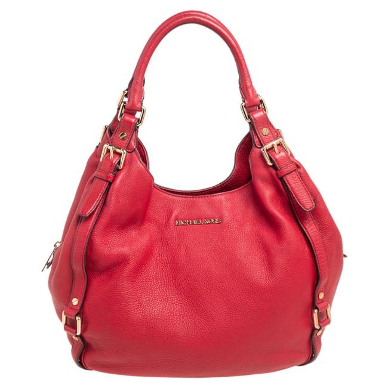 Michael kors deals bedford tote red