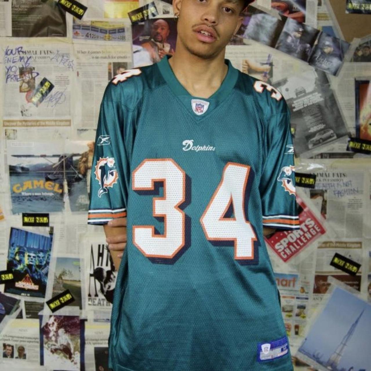 Free shipping Vintage Miami dolphins jersey - Depop