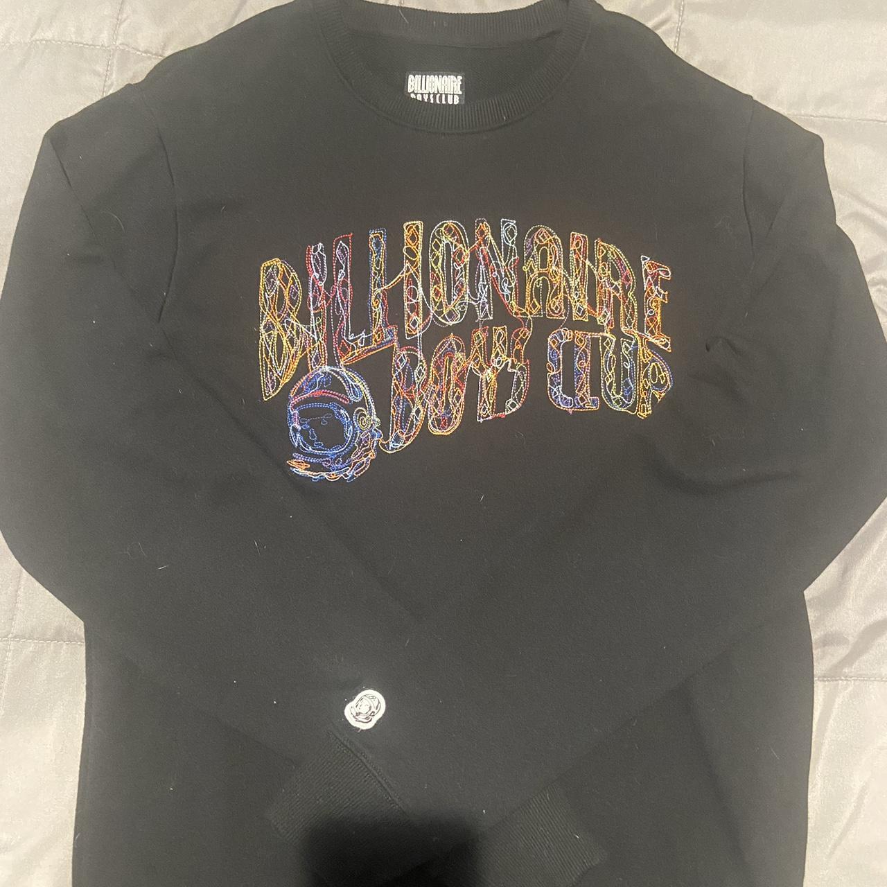 Billionaire Boys Club Men's Black Sweatshirt | Depop