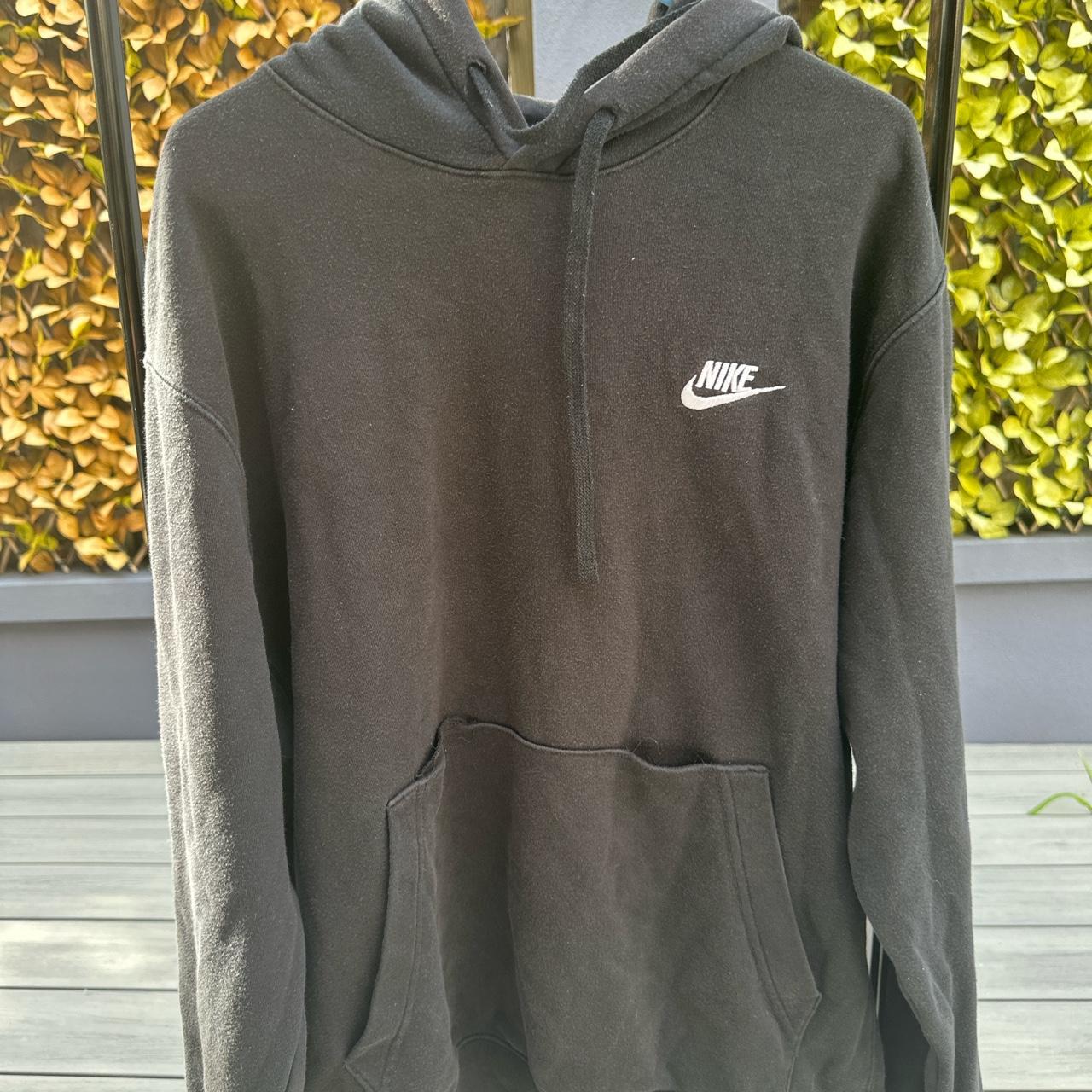 mens nike jumper black