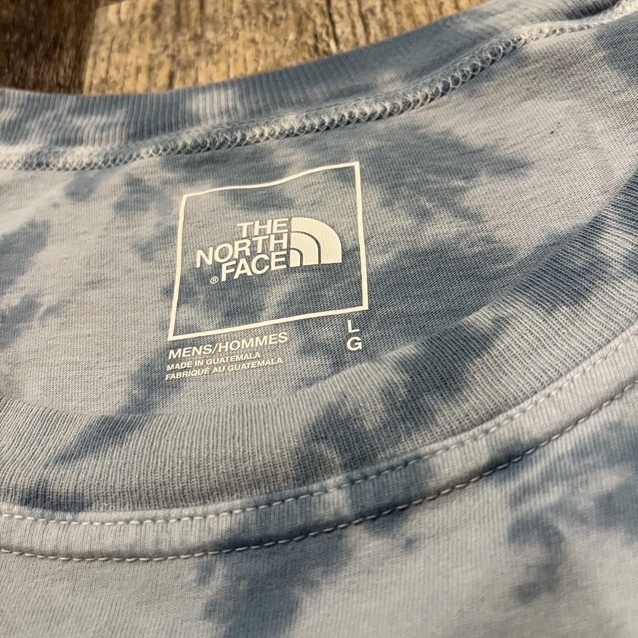 The North Face Men's Blue and Navy T-shirt | Depop