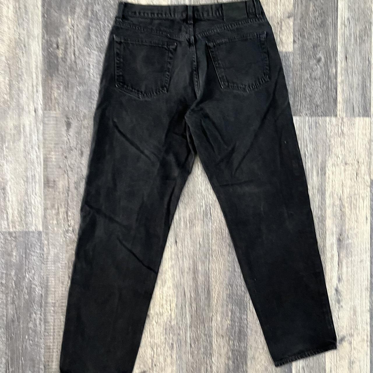 HARLEY DAVIDSON - Vintage black Harley jeans, light... - Depop