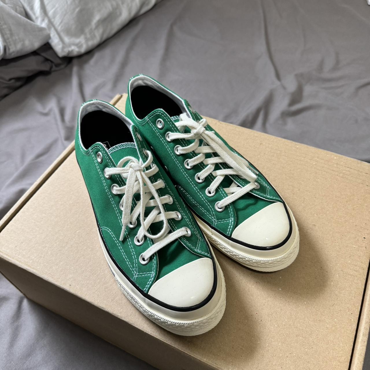 Converse Chuck Taylor All Star 70s green low Depop