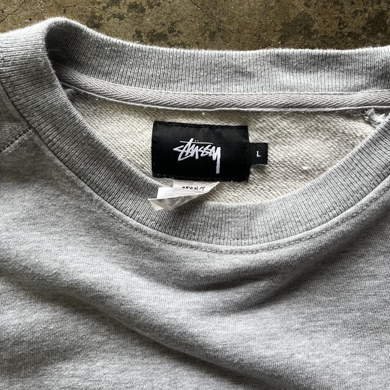 Grey Stussy Blank Amazing condition (worn once) - Depop