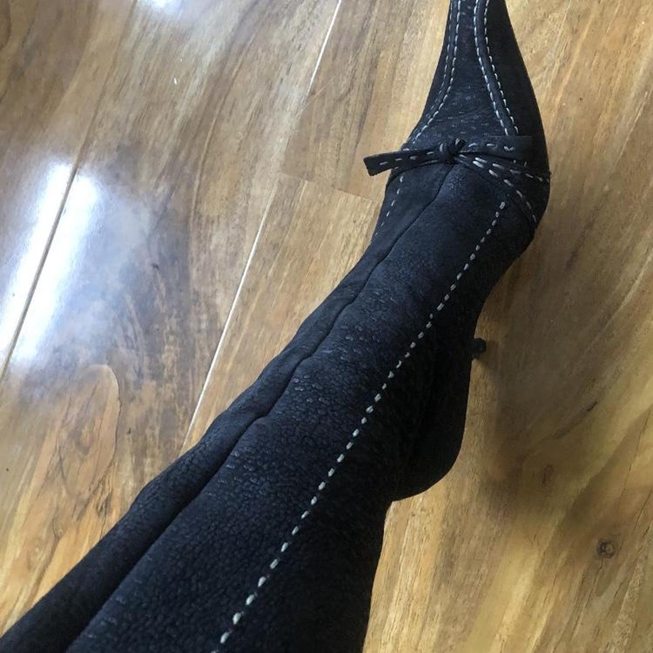 Beautiful super soft suede vintage Prada boots... - Depop