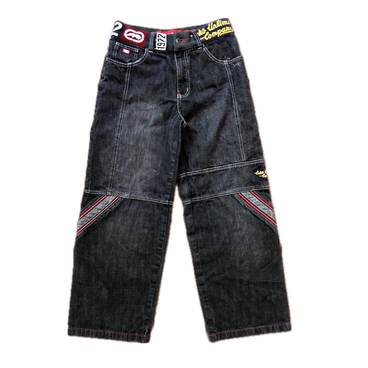 ecko unltd 1972 embroidered baggy... - Depop