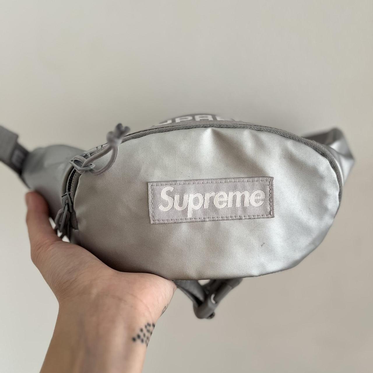 Supreme ss19 waist bag Ice blue OS 10/10 condition... - Depop