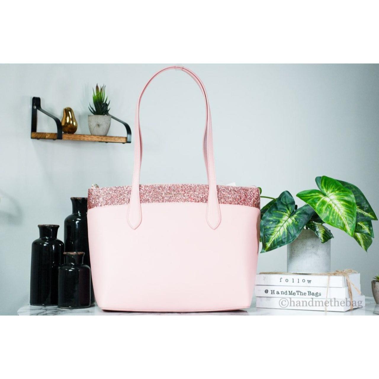 Kate Spade Flash Glitter Tote Pink