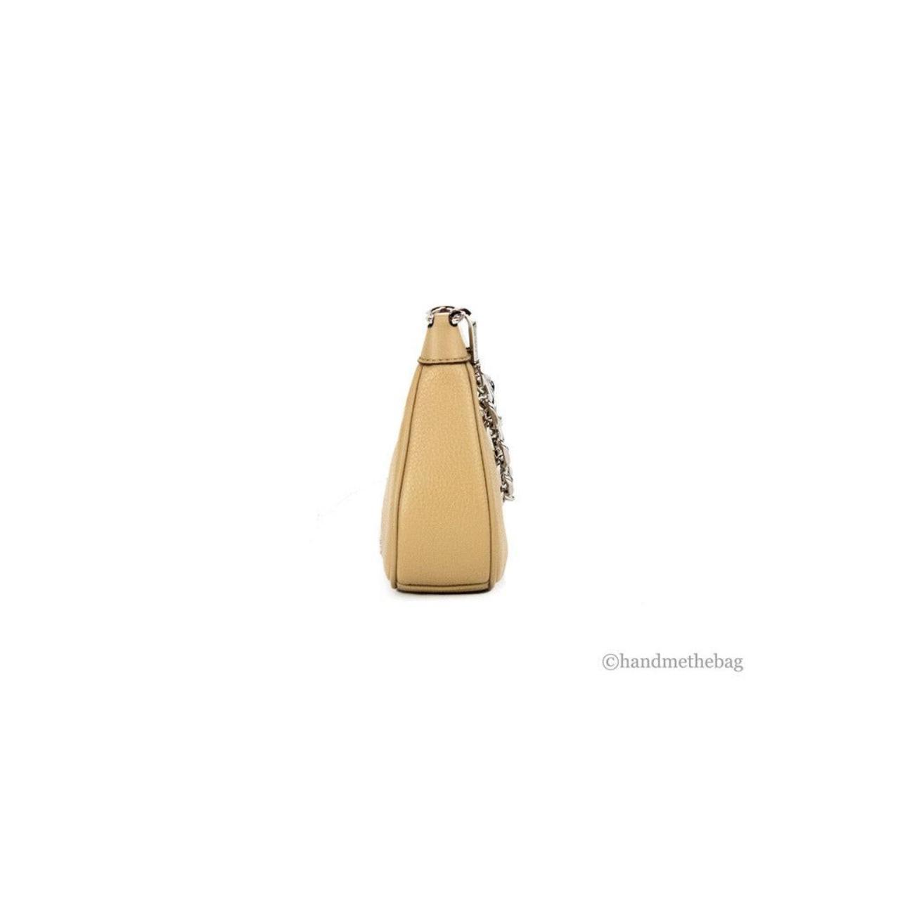 Michael Kors Cora Mini Zip Pouchette In Pale Gold (Pre-Order