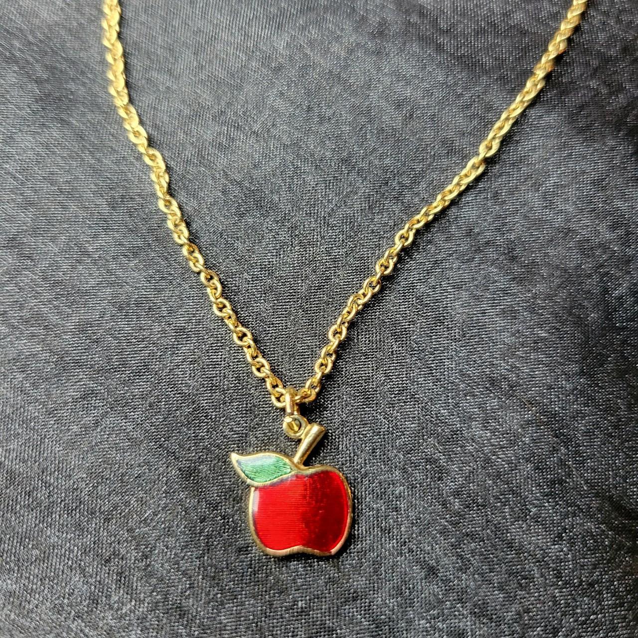 Avon apple clearance necklace