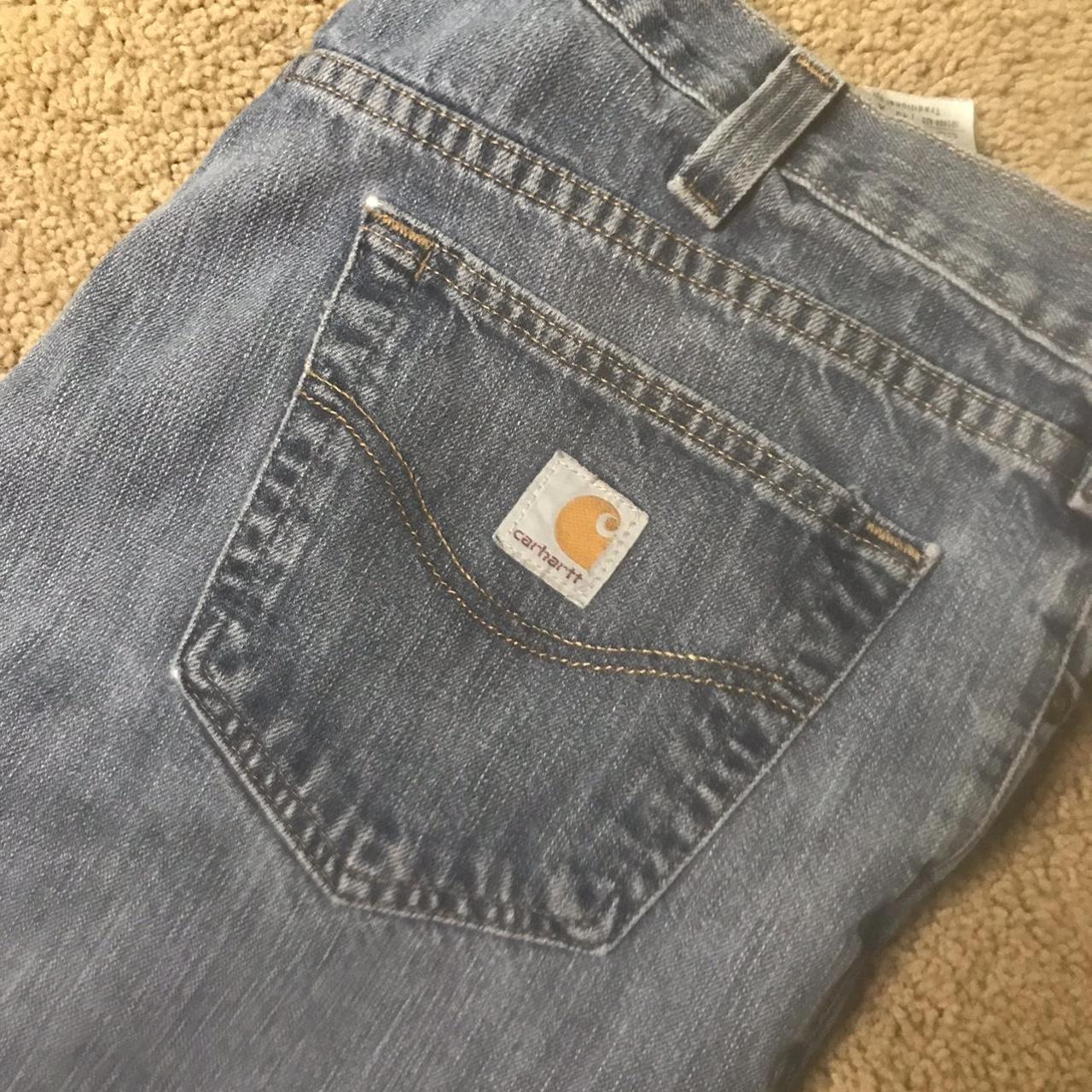 Cool pair of Carhartt jeans Baggy fit 40x30 Great... - Depop