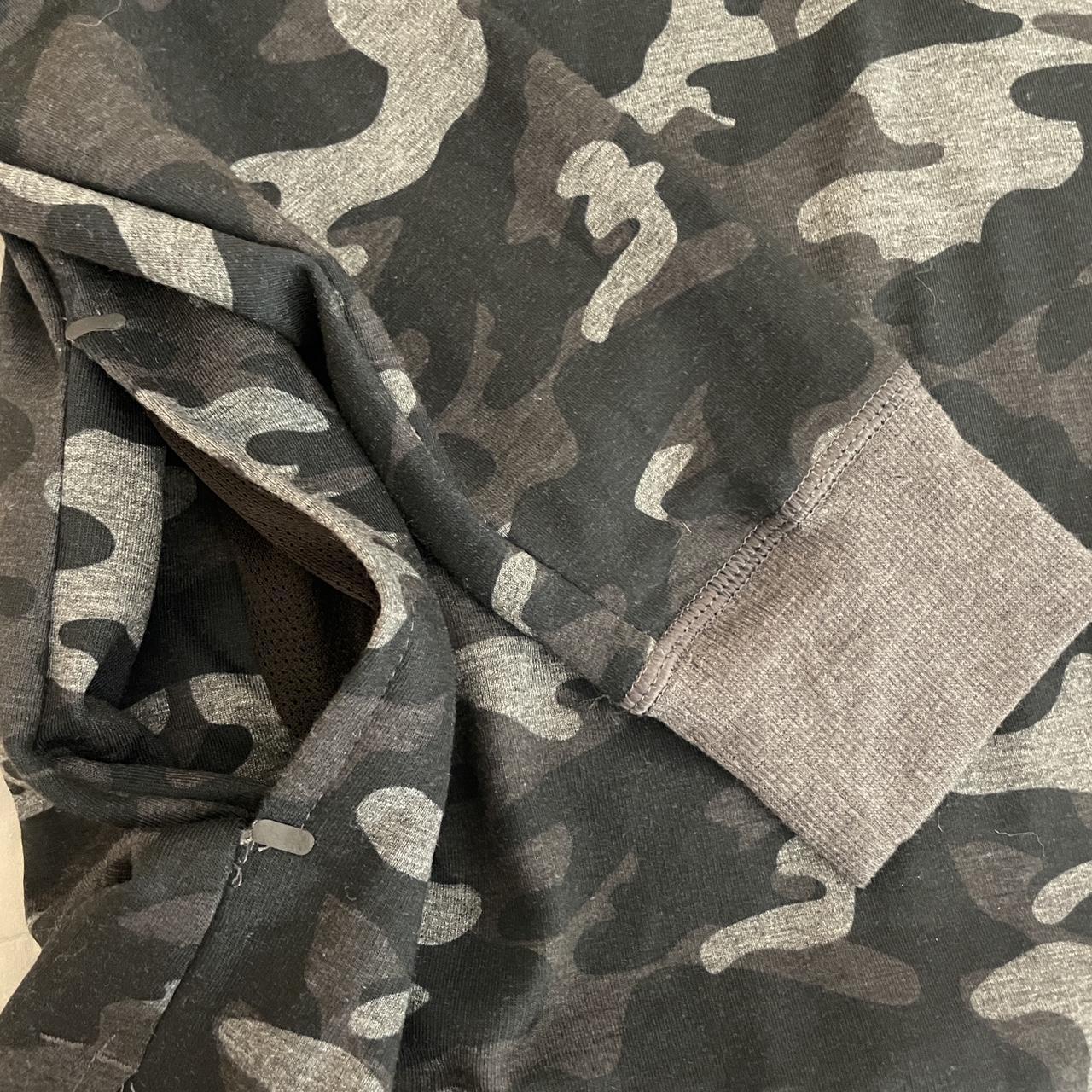 Jockey Sport Camo Hooded Sweatshirt Men’s Size Medium Depop