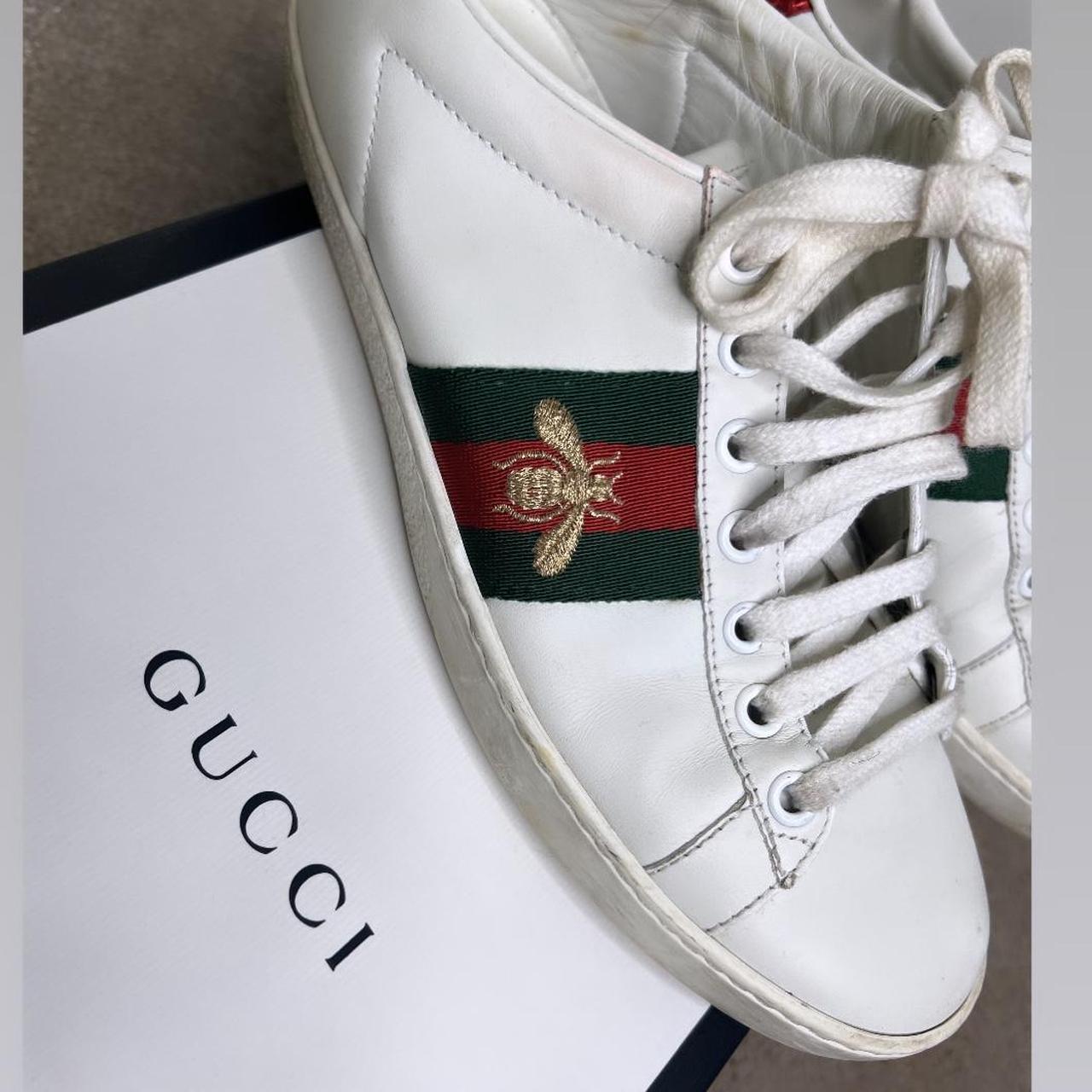 ⚡️ GUCCI ⚡️ Bee Sneakers (Authentic) - Worn a handful... - Depop