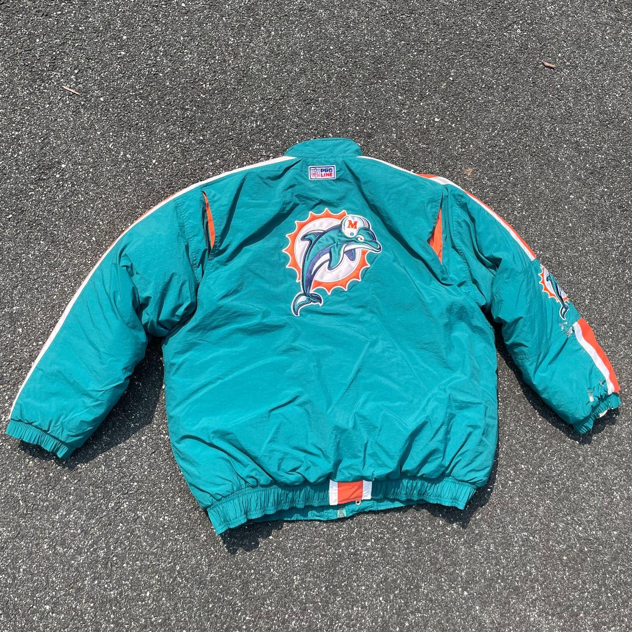 Miami Dolphins 90s Bomber Satin Jacket