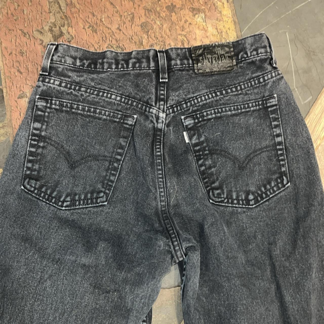VTG Levis Silvertab BLACK LOOSE Jeans GRUNGE 11 JR, | Depop