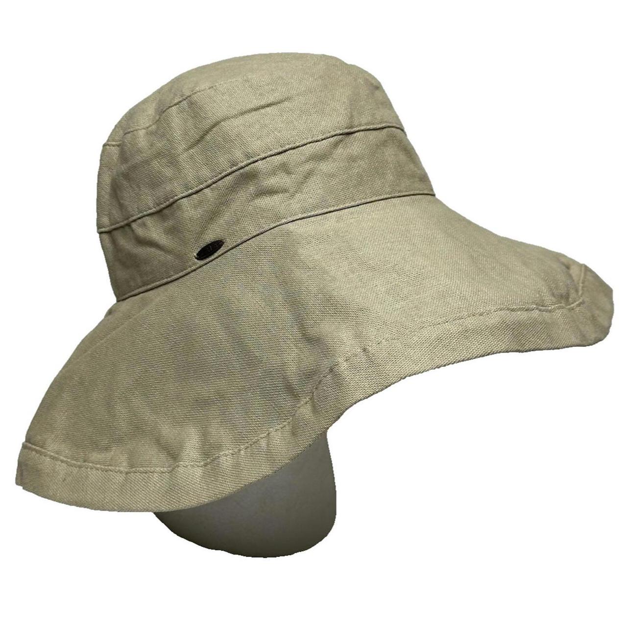 Scala Men's Hat - Cream – Scala Cotton Canvas Sun… - image 1