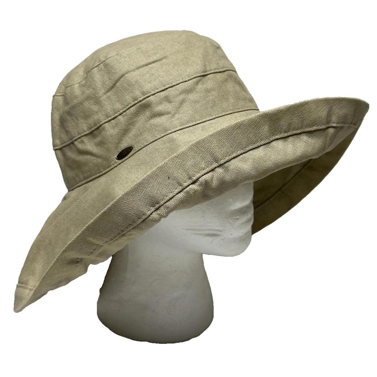 Scala Men's Hat - Cream – Scala Cotton Canvas Sun… - image 2