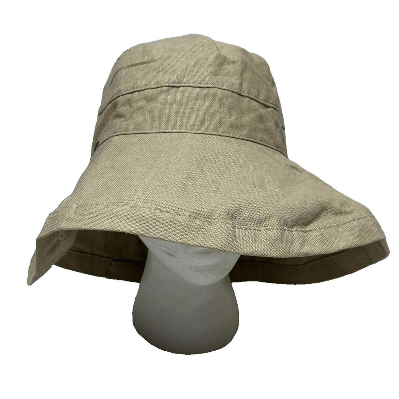 Scala Men's Hat - Cream – Scala Cotton Canvas Sun… - image 4