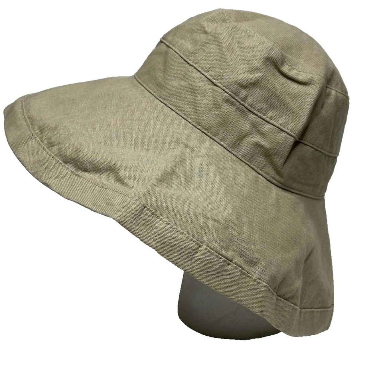 Scala Men's Hat - Cream – Scala Cotton Canvas Sun… - image 5