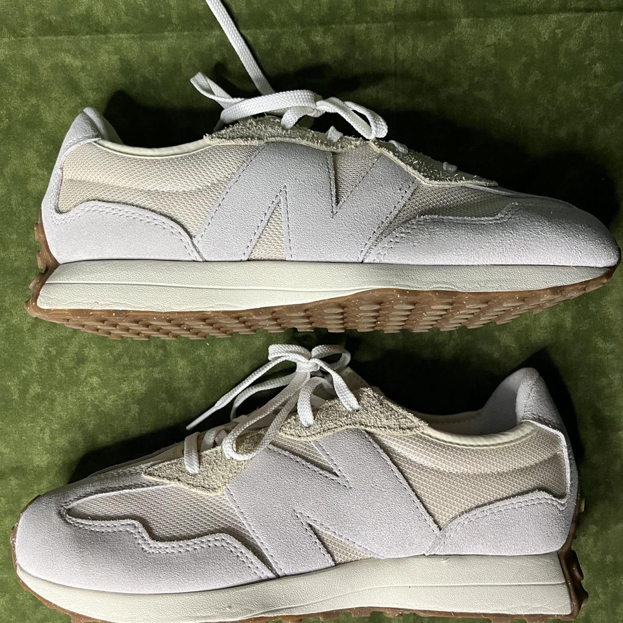 New Balance Cream Trainers Depop