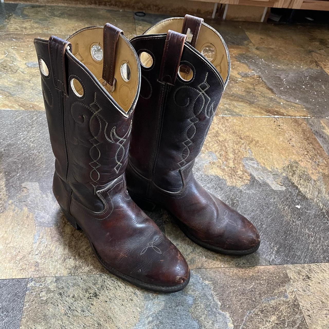 Neolites brown cowboy boots - Depop