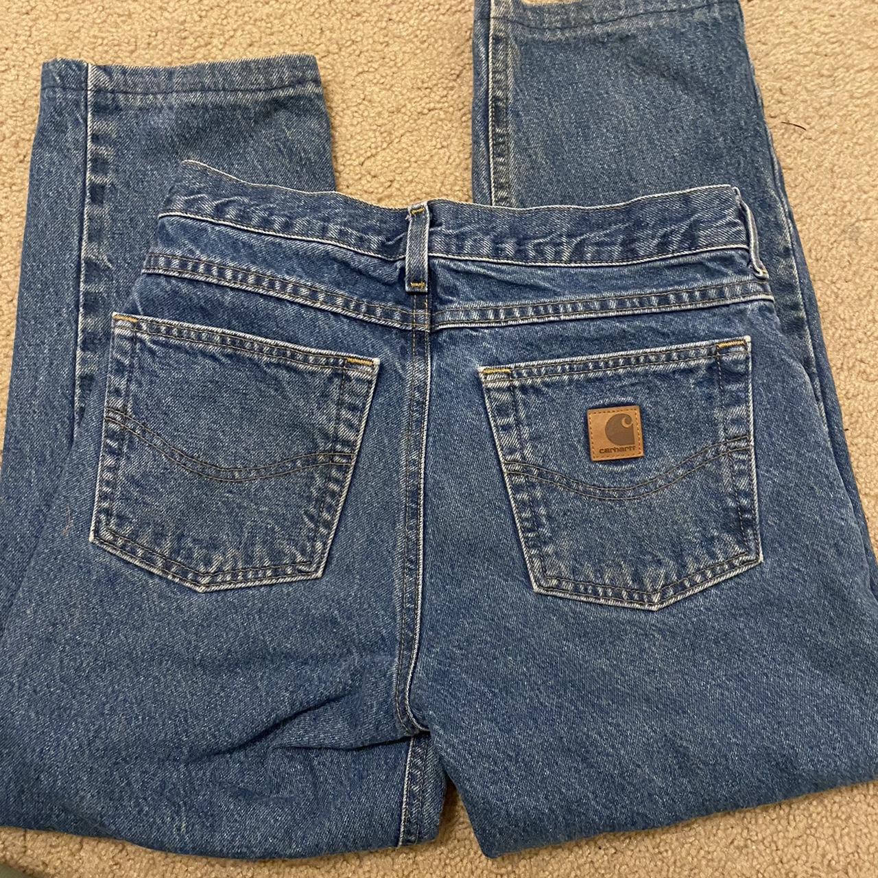 Carhartt Jeans I was so excited for these but they... - Depop