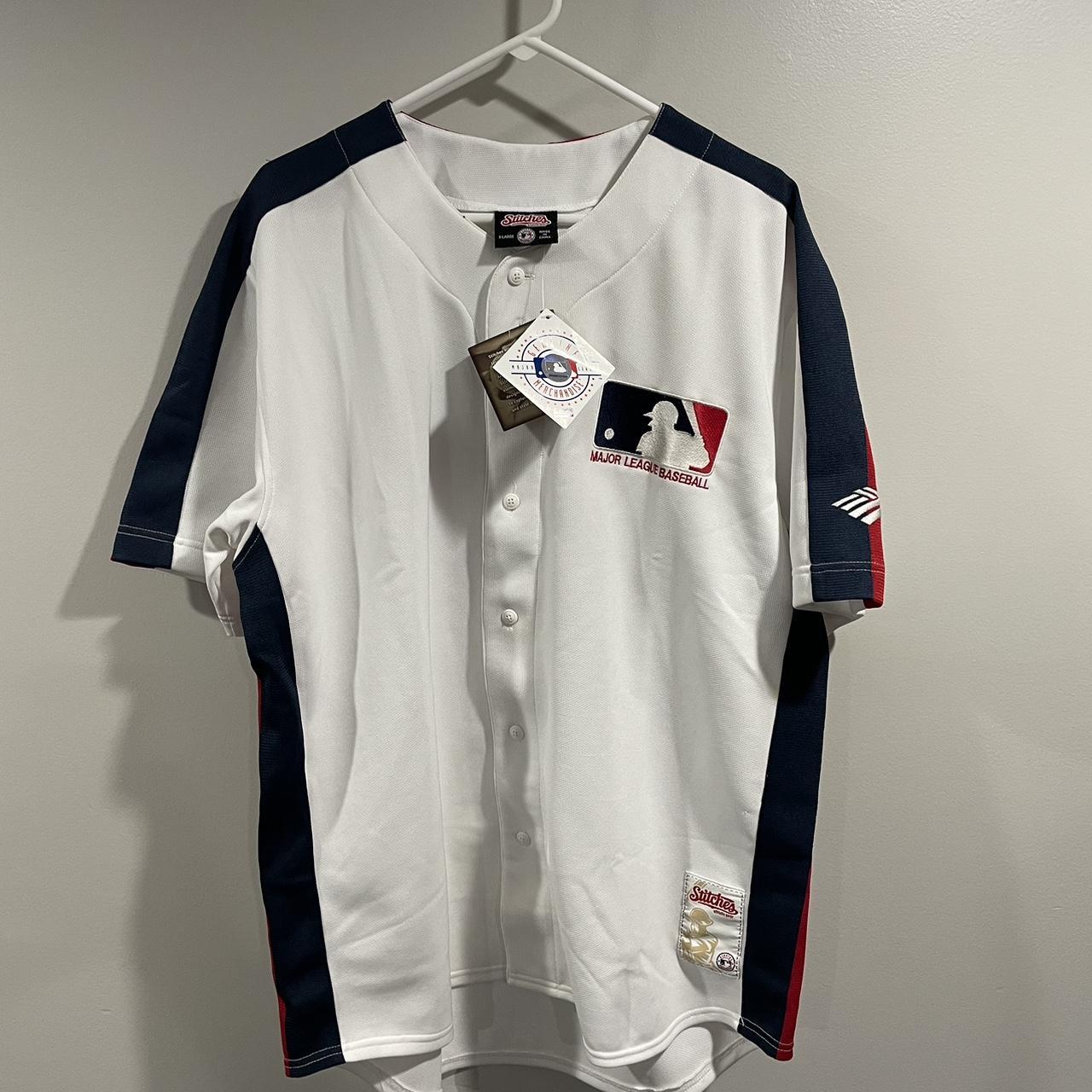 Stitches MLB Men's Button Down Fashion Jersey