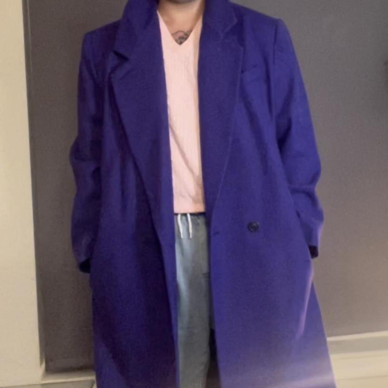 Adolfo Sanchez Men's Purple Coat