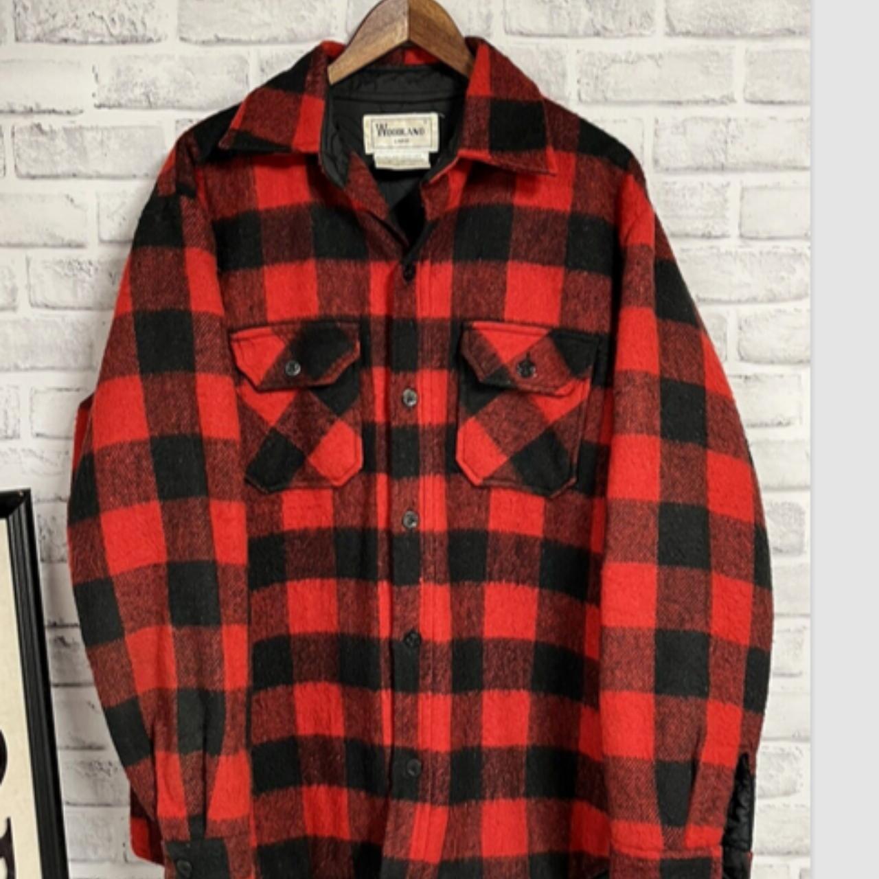 Men's Red and Black Shirt | Depop