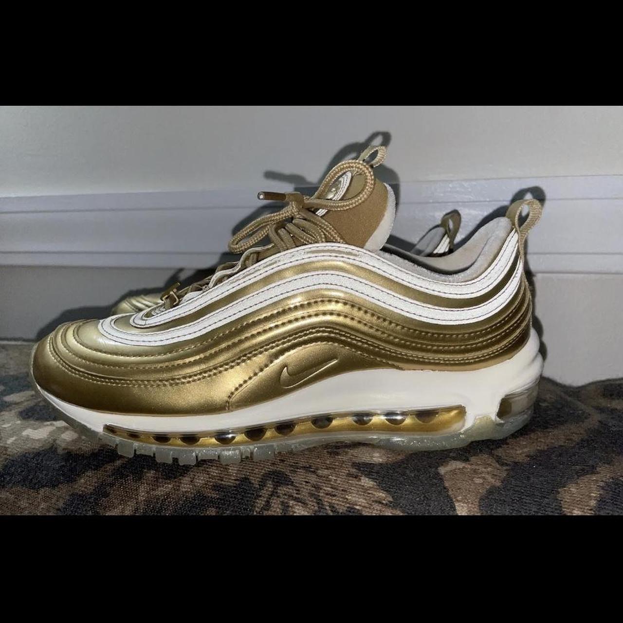 Nike air max 97 metallic clearance gold womens