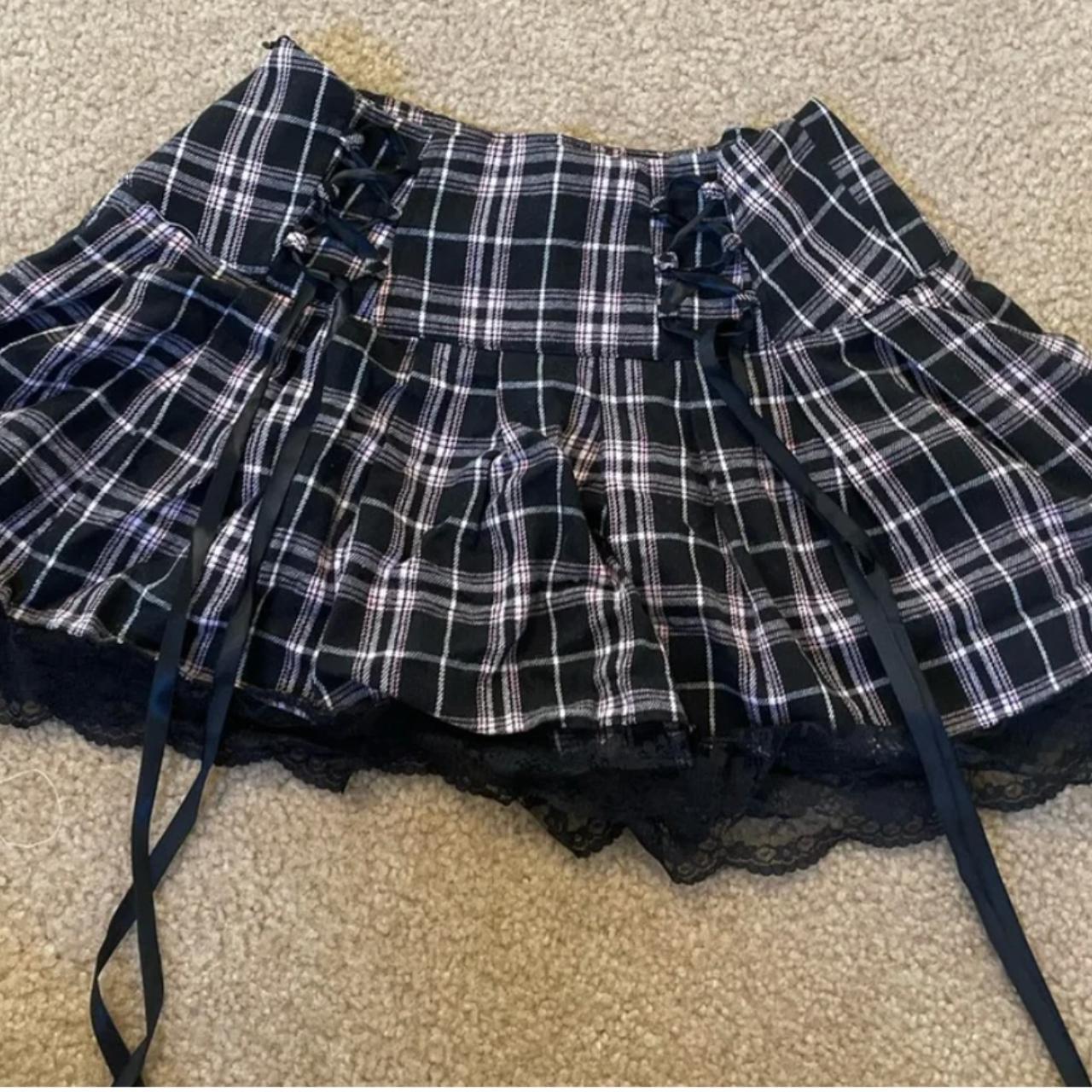 Charm School Dropout Plaid Skirt look alike, size:...