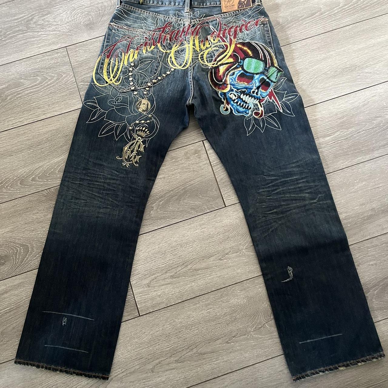 Send Offers Christian Audigier jeans/Vintage | Depop