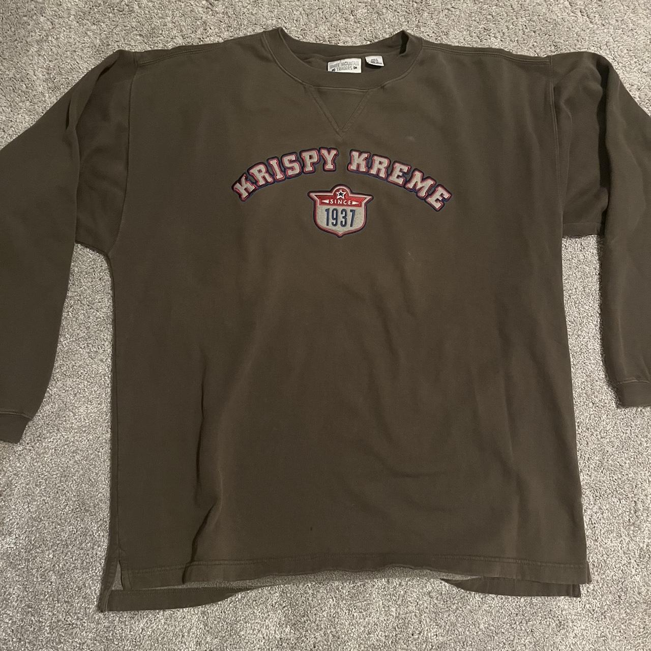 vintage krispy kreme sweatshirt size xl - Depop