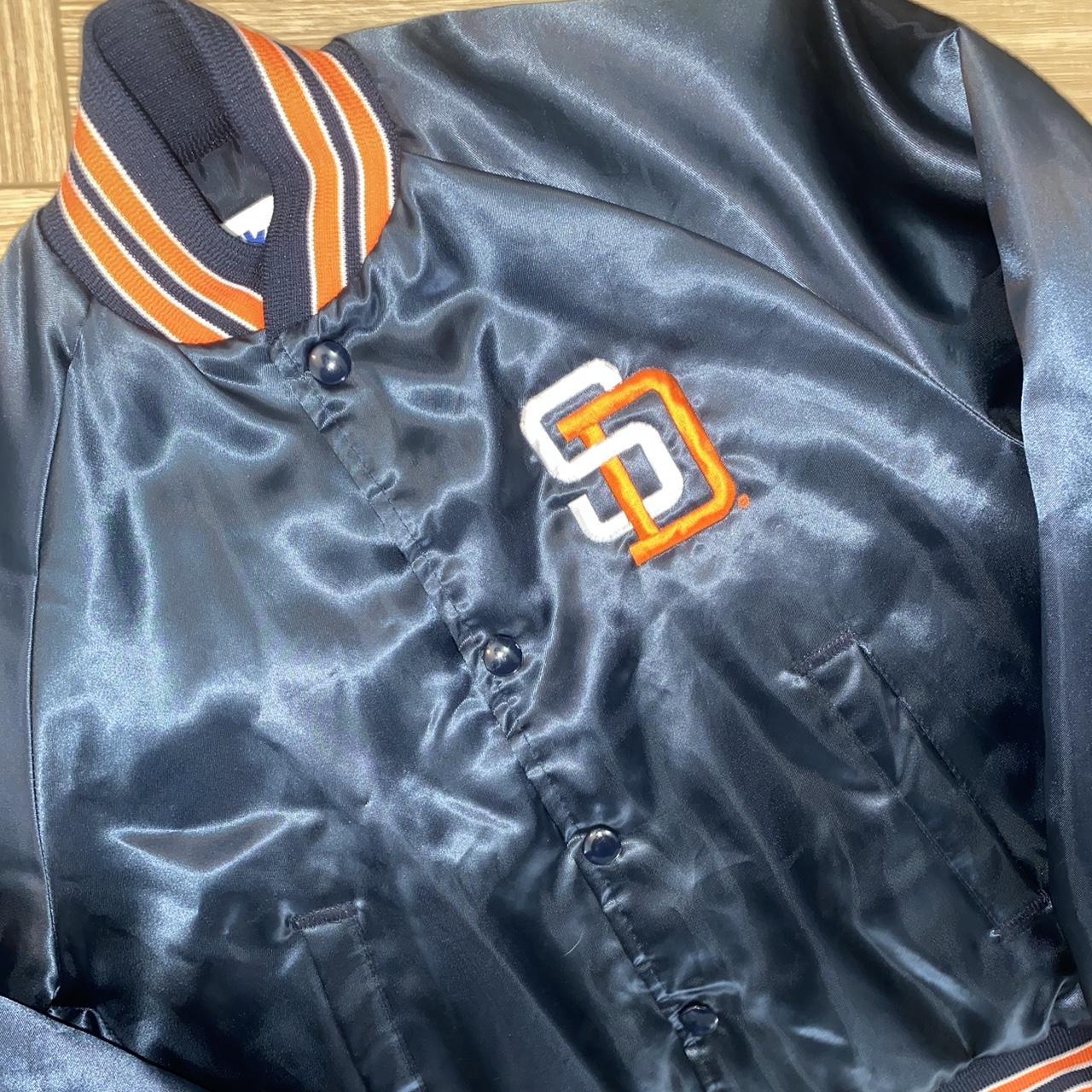 90s Children's Chalk Line San Diego Padres Satin - Depop