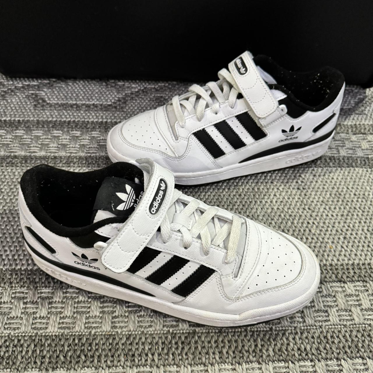 Adidas Forum LOW “Black/White” Size: Men’s US 9 NO... - Depop