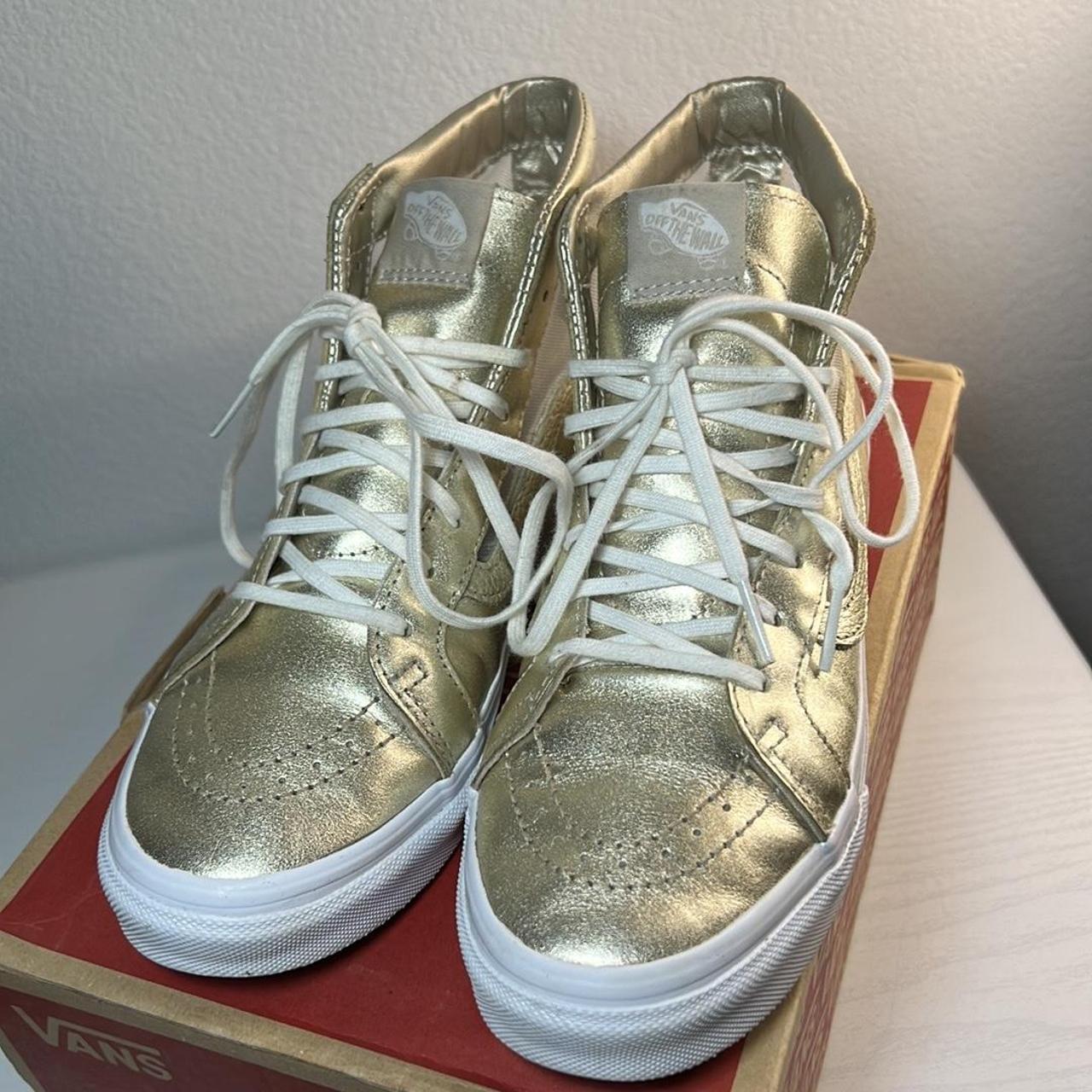 Vans metallic high on sale tops