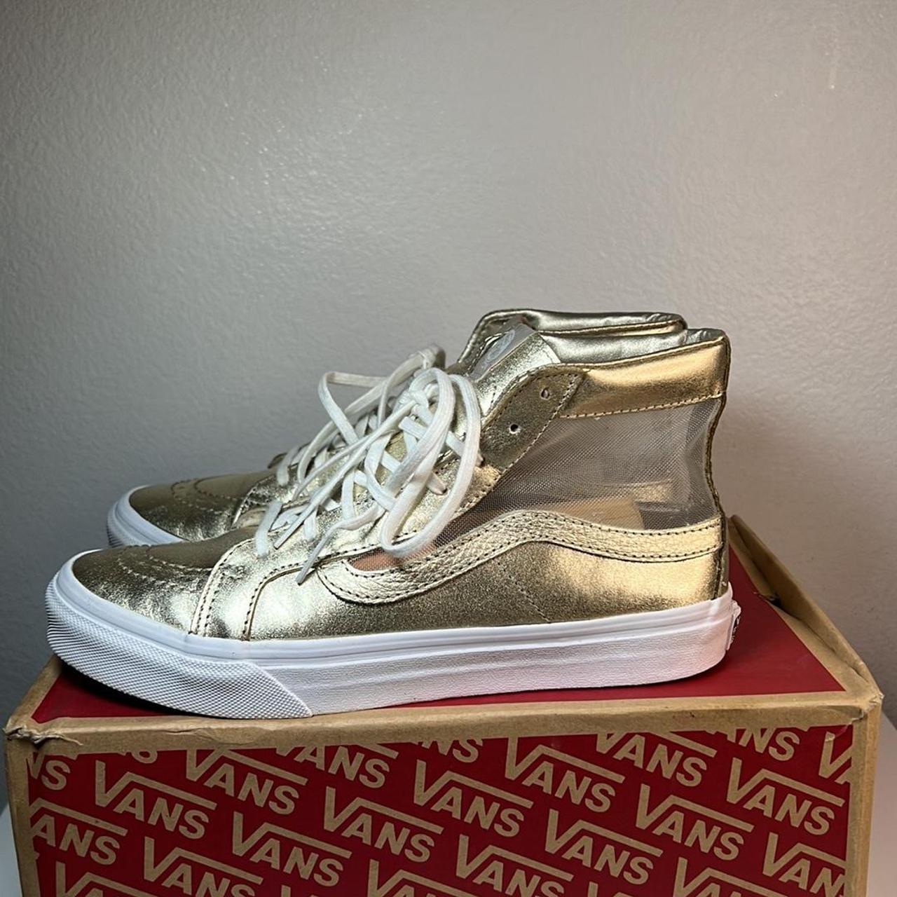 Metallic 2024 gold vans