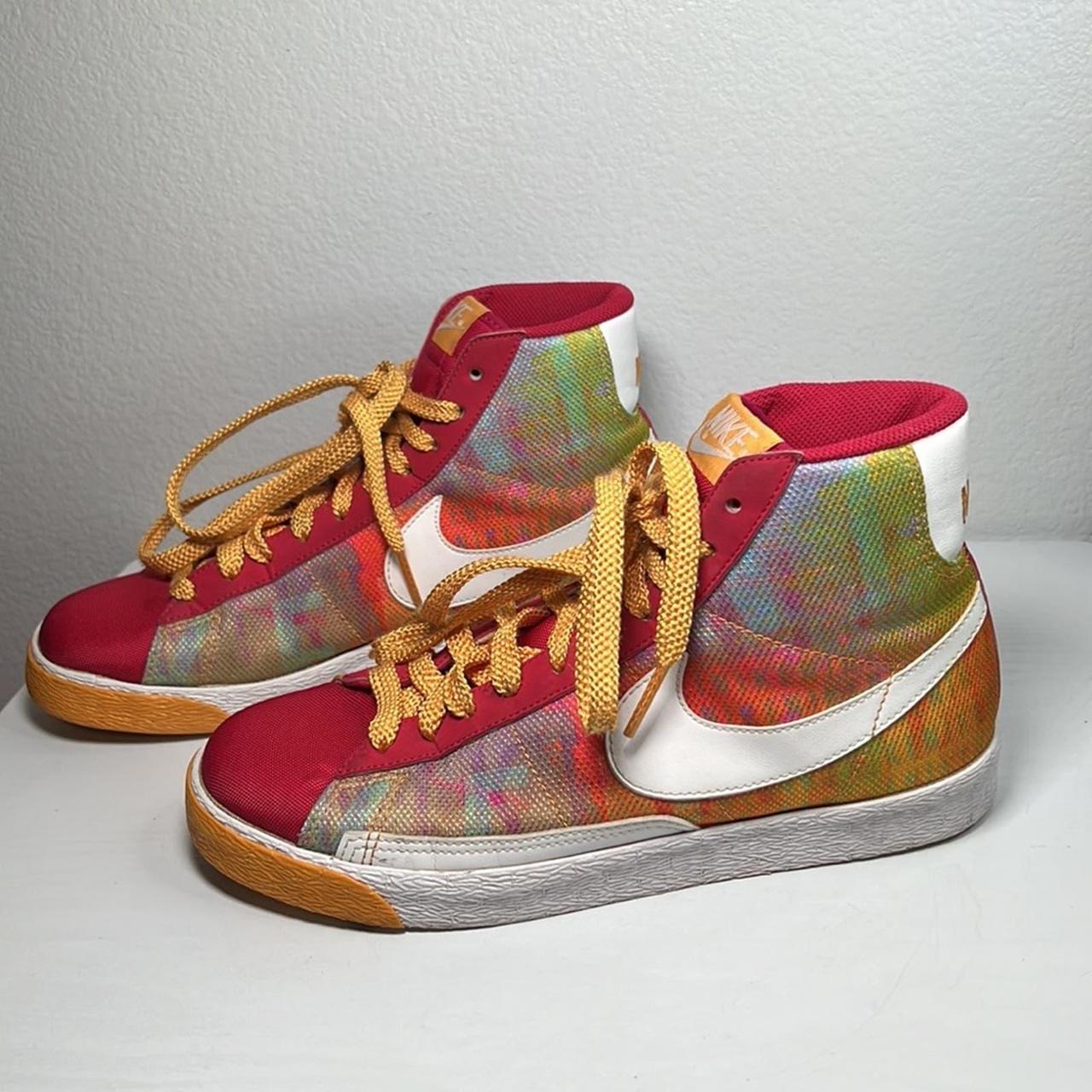 multicolor high top nike