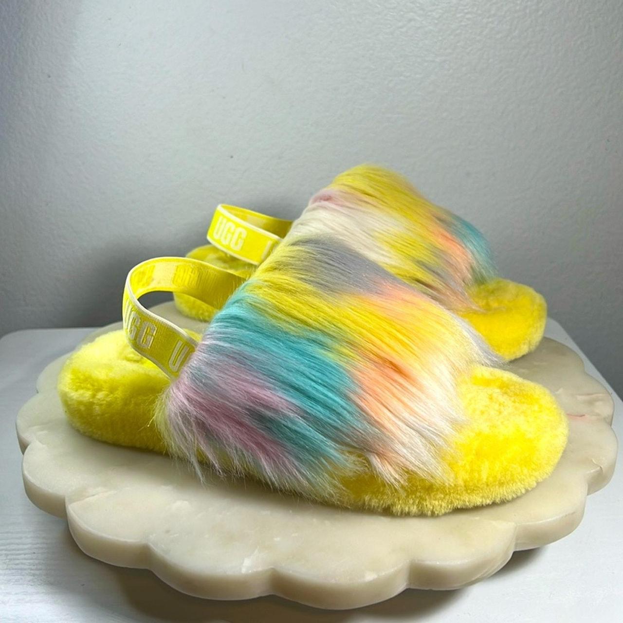 Ugg Womens Tie Dye Slippers Ugg Slides Ugg Slippers Tie Dye UGG