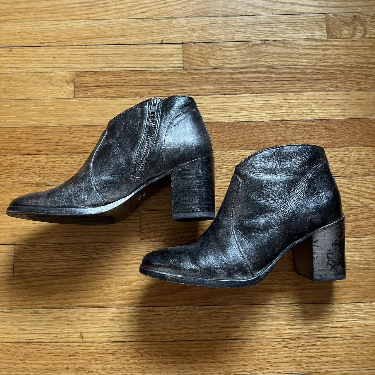 Frye silver boots best sale