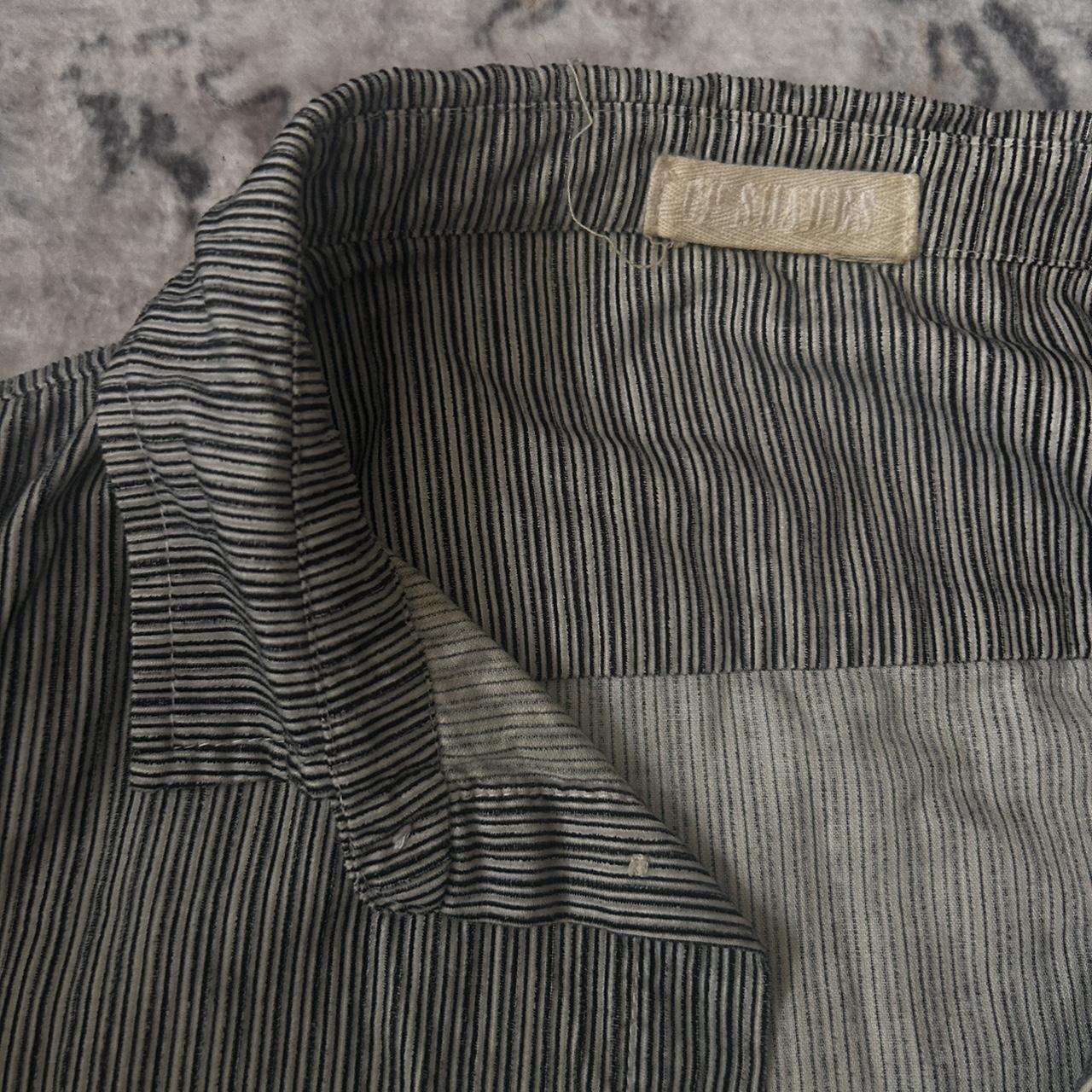 cute stripped button up! size small - Depop